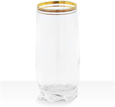 Water Glass Gold